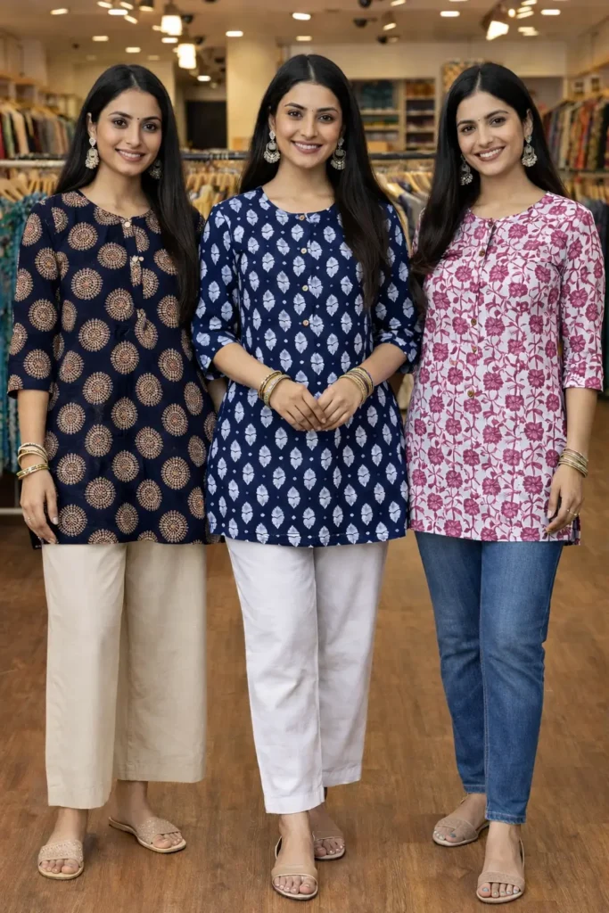 pure cotton kurti