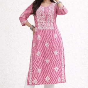 Chikankari Handwork Cotton Kurta