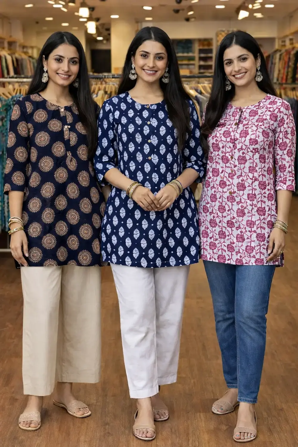 100% pure cotton kurti